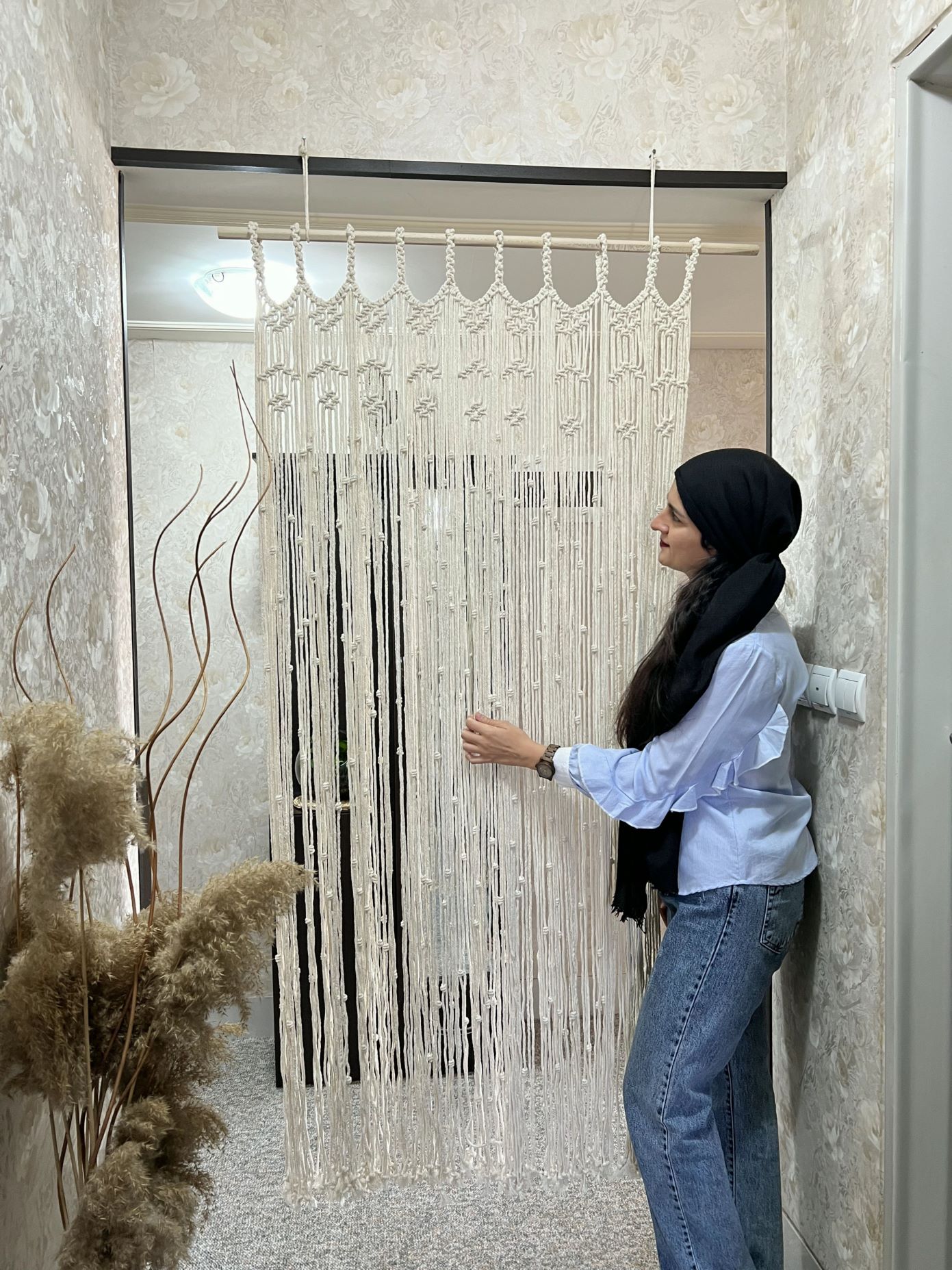 محصولات دست بافت مکرومه 